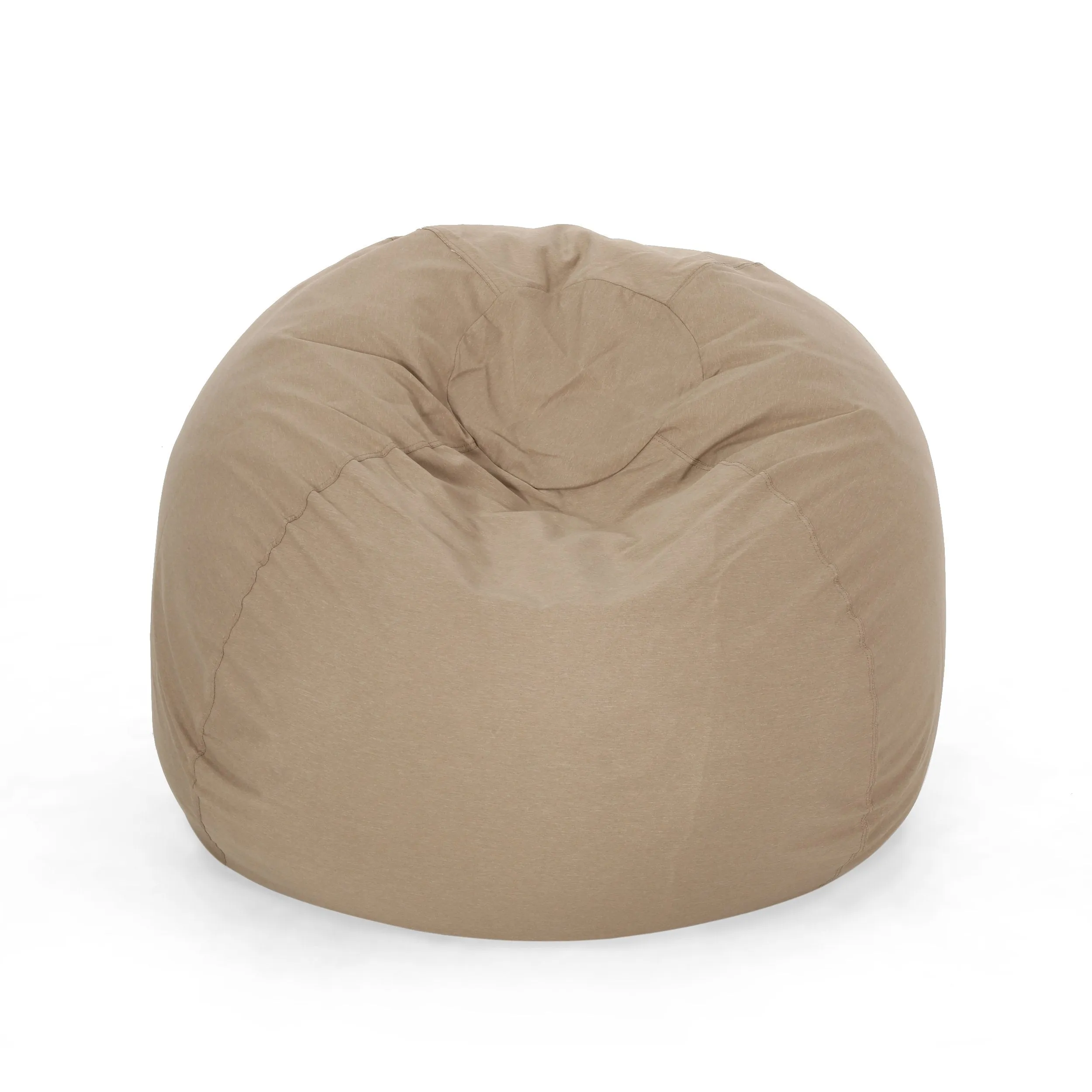 Outdoor Water Resistant 4.5 Bean Bag and 2 Ottoman Pouf Set - NH510803