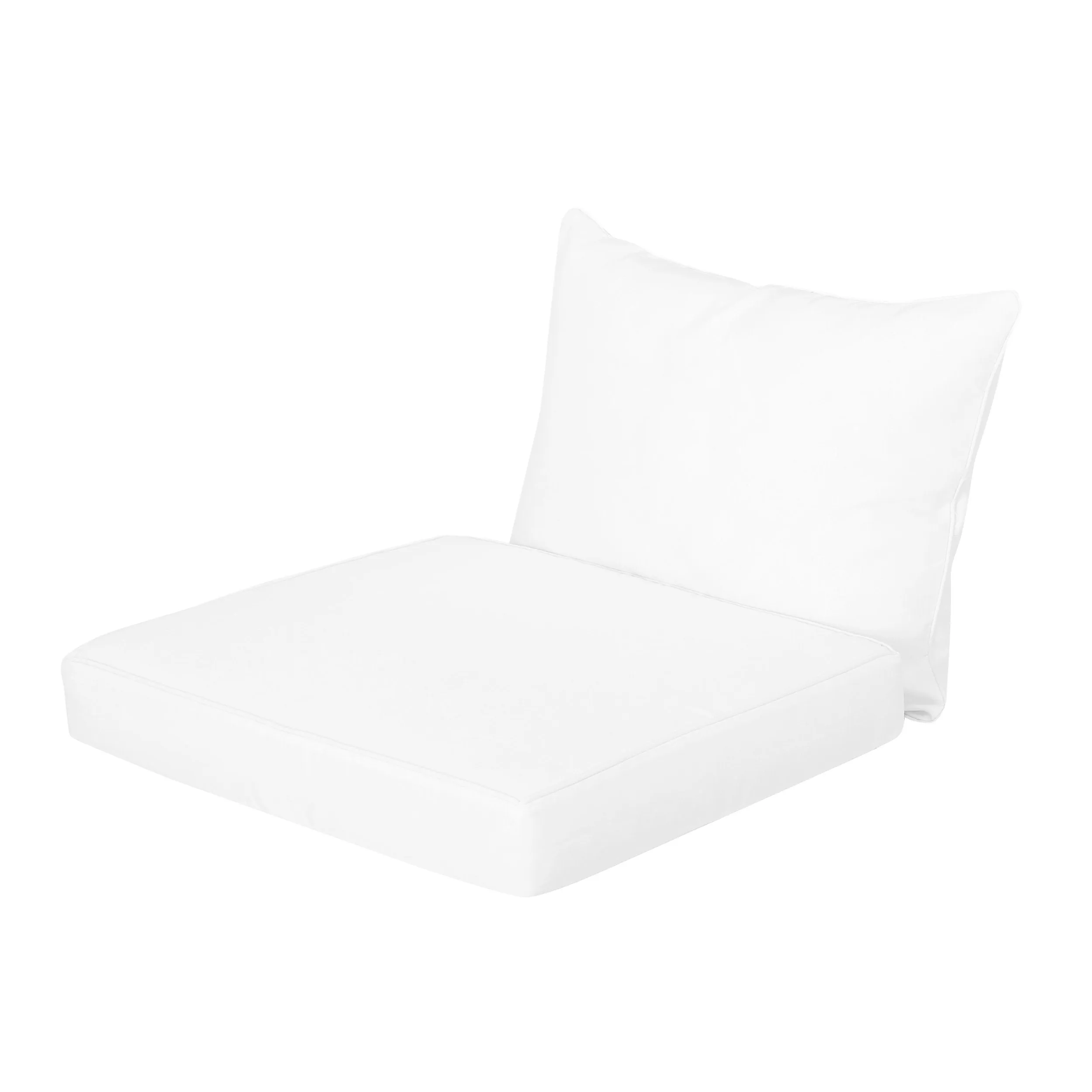 Outdoor Water Resistant Fabric Club Chair Cushions with Piping (Set of 4) - NH134313