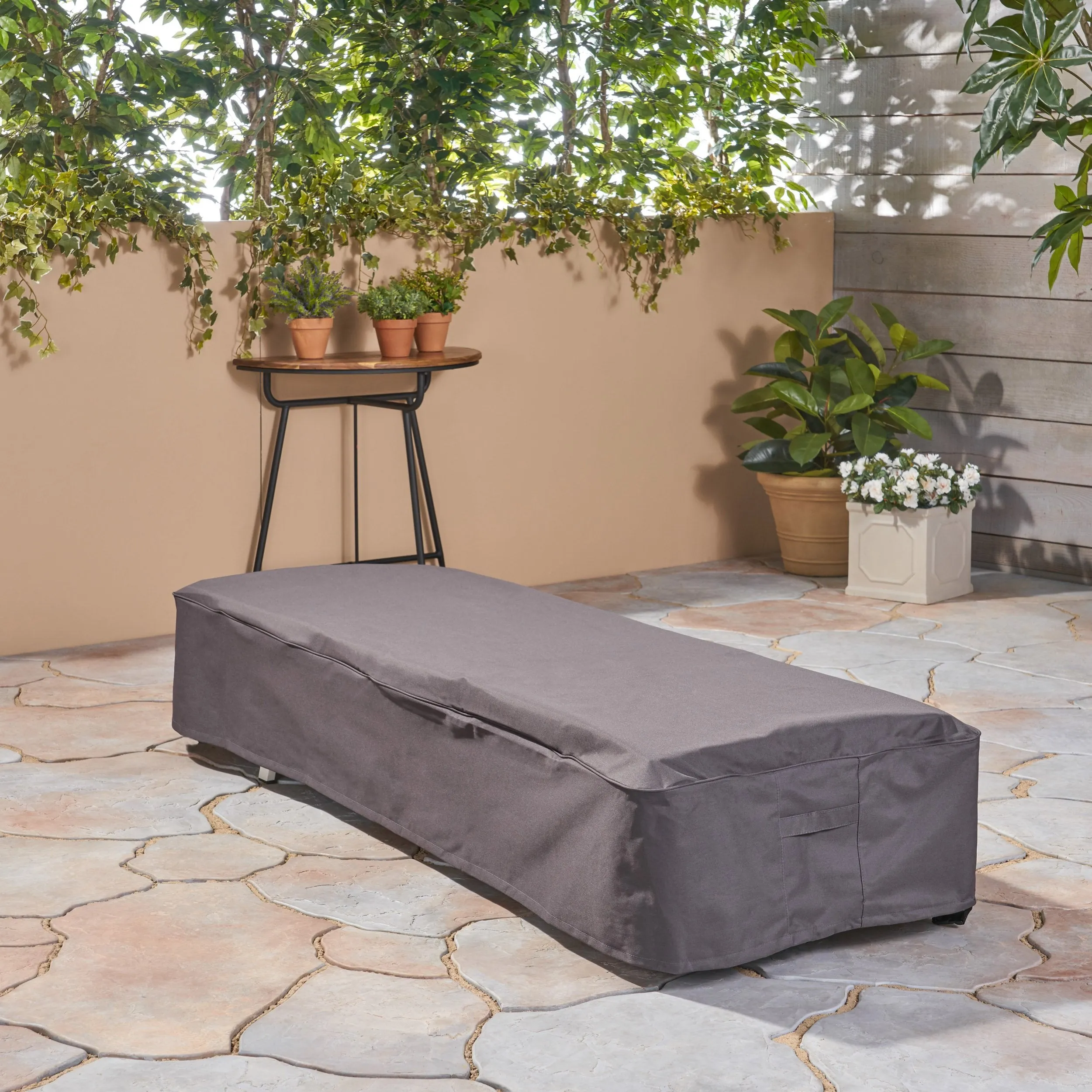 Outdoor Waterproof Chaise Lounge Cover, Gray - NH950503 patio chairs, outdoor seating