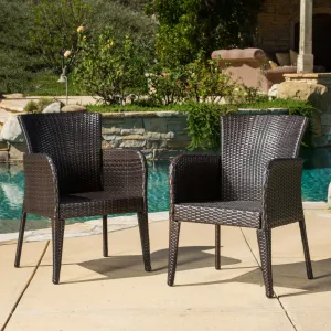 Outdoor Wicker Dining Chair (Set of 2) - NH849592 patio chairs, outdoor seating