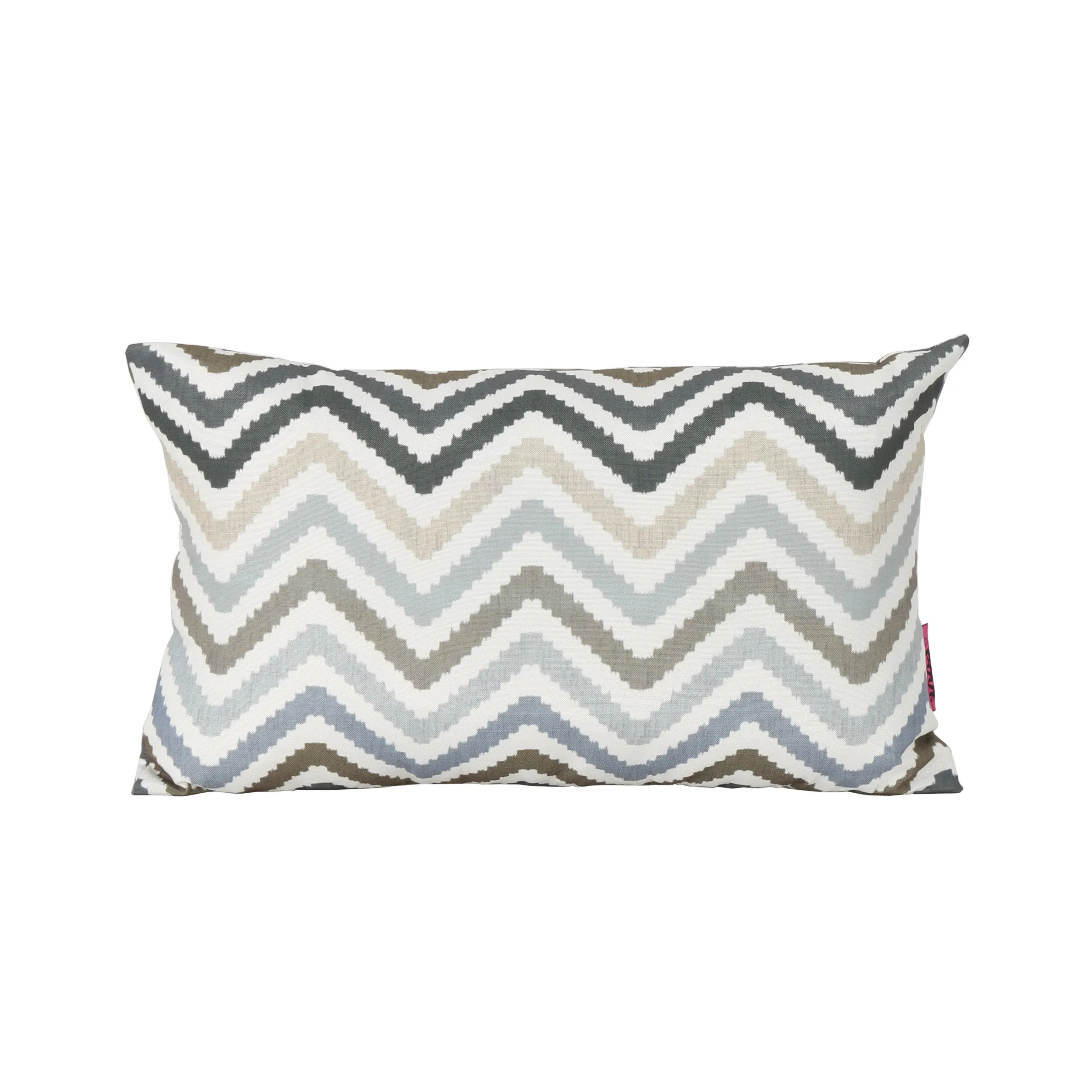 Outdoor Zig Zag Striped Water Resistant Tasseled Square and Rectangular Throw Pillows (Set of 4) - NH870303