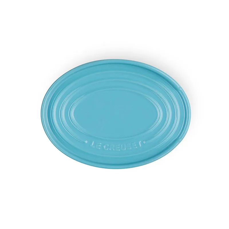 Oval Spoon Rest, Teal