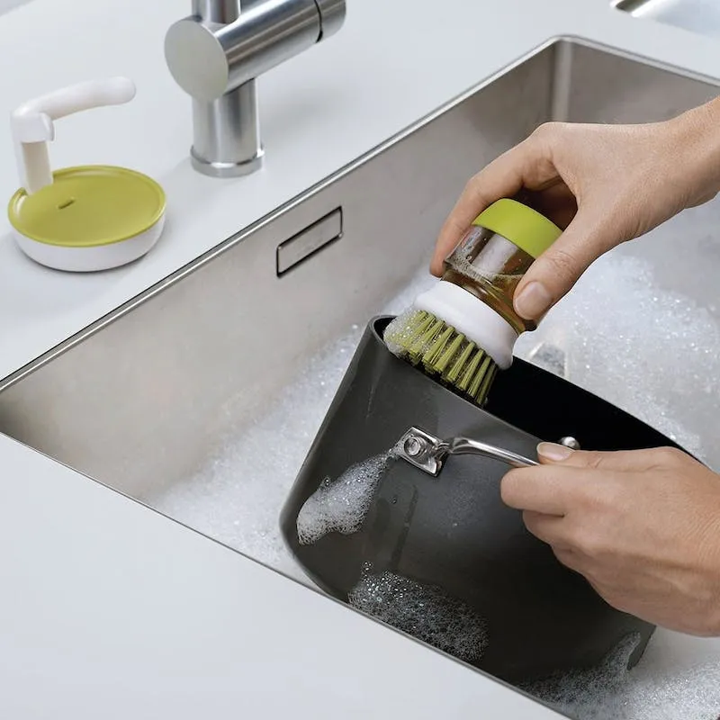 Palm scrub soap dispenser