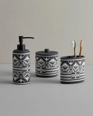 Pendleton Spider Rock Bath Set bathroom accessories, soap dispenser