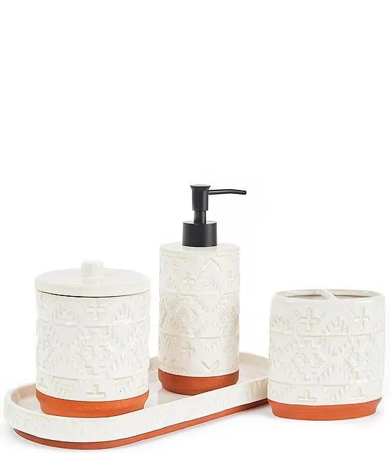 Pendleton Spider Rock Canister bathroom accessories, soap dispenser