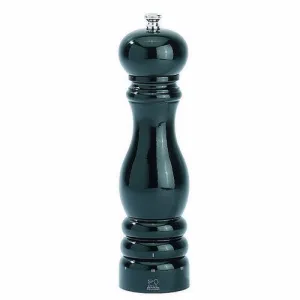 Pepper mill, 22cm, Peugeot, Paris u' Select, black lacquer finish napkin rings, dining placemats