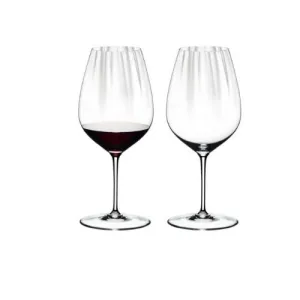 Performance Pair of cabernet glasses, H24.5cm ceramic platter, appetizer tray