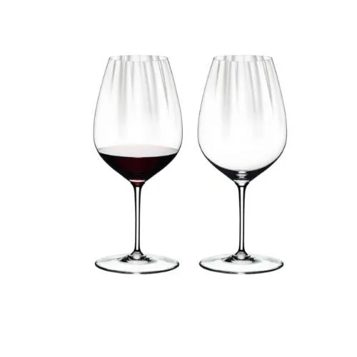 Performance Pair of cabernet glasses, H24.5cm ceramic platter, appetizer tray