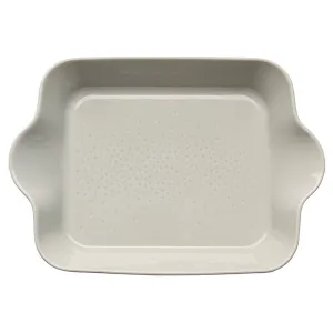 Piccadilly Oven Dish, D38.5 x W27cm x H6.5cm, White curtain fabric, upholstery textile
