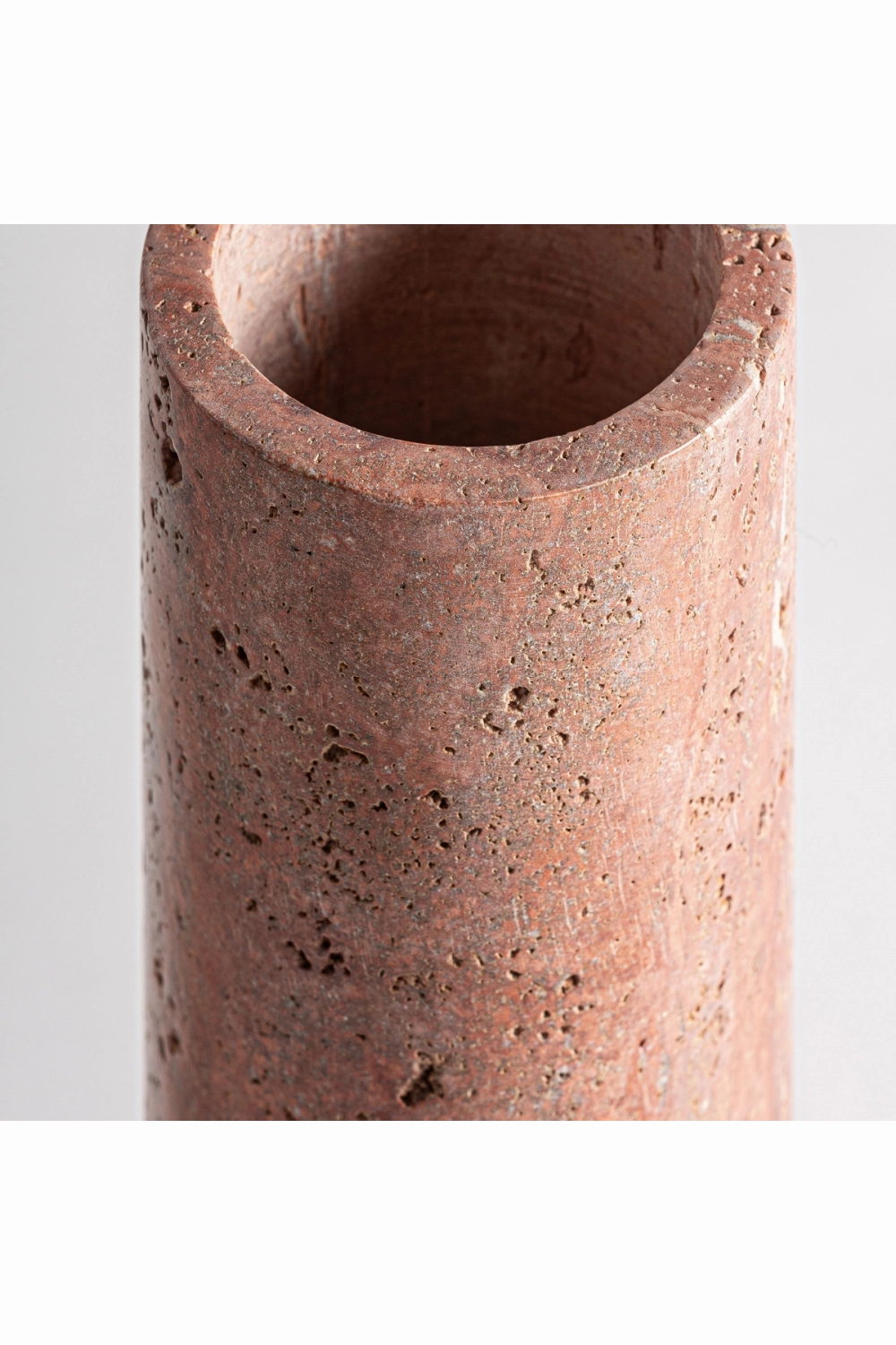 Pink Marble Cylindrical Vase | Vical Home Kleise