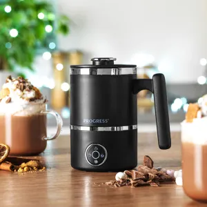 Progress Chocoluxe Milk Frother, Black lamp shade, drum shade
