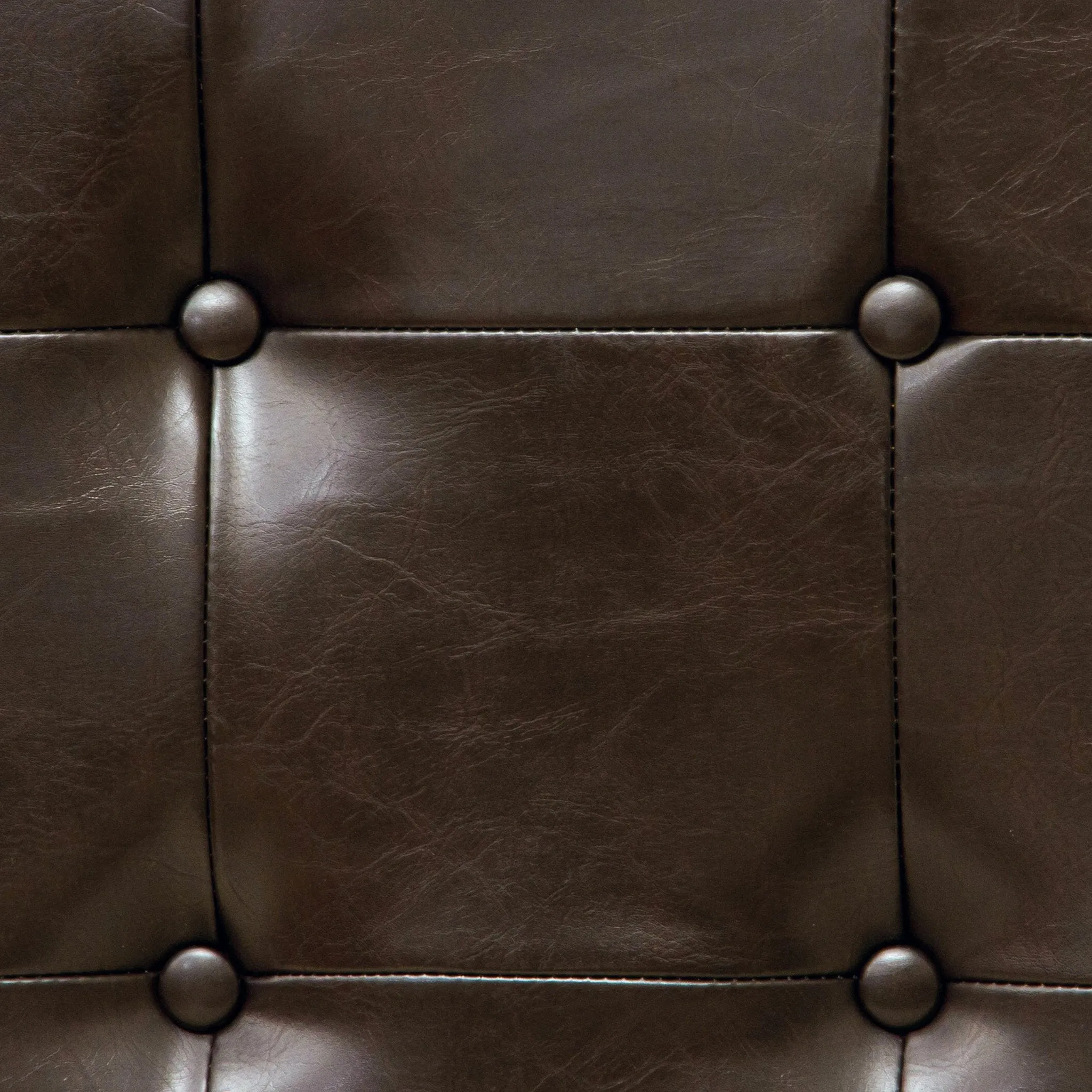 Queen/Full Brown Leather Headboard - NH998832