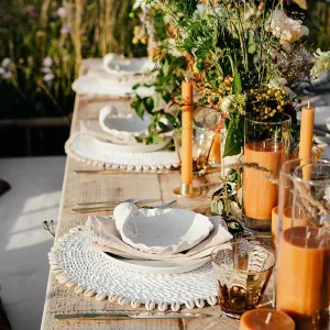 Rattan Shell Placemat, White tufted headboard, king headboard
