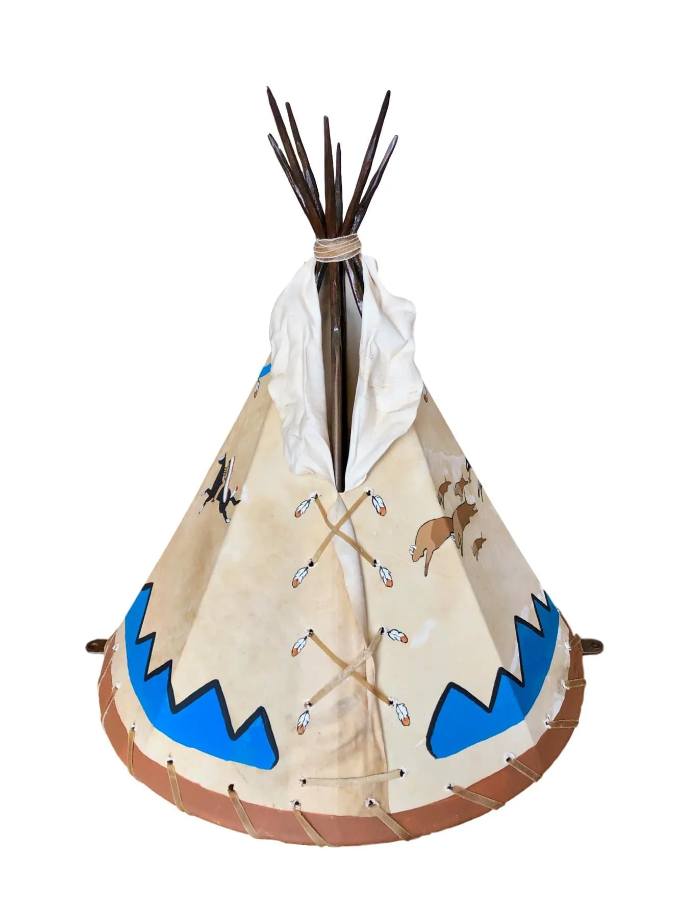 Rawhide Teepee Pendant Light