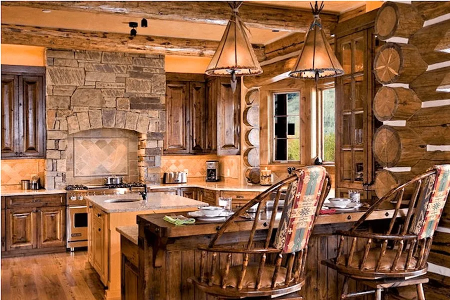 Rawhide Teepee Pendant Light