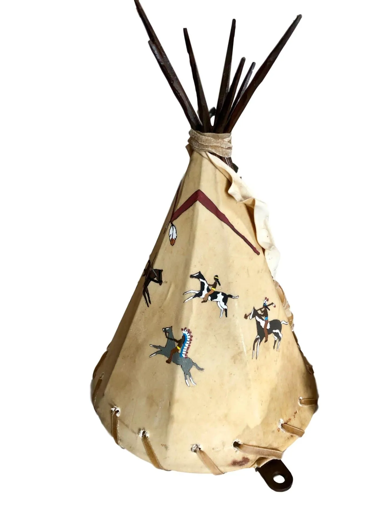 Rawhide Teepee Pendant Light