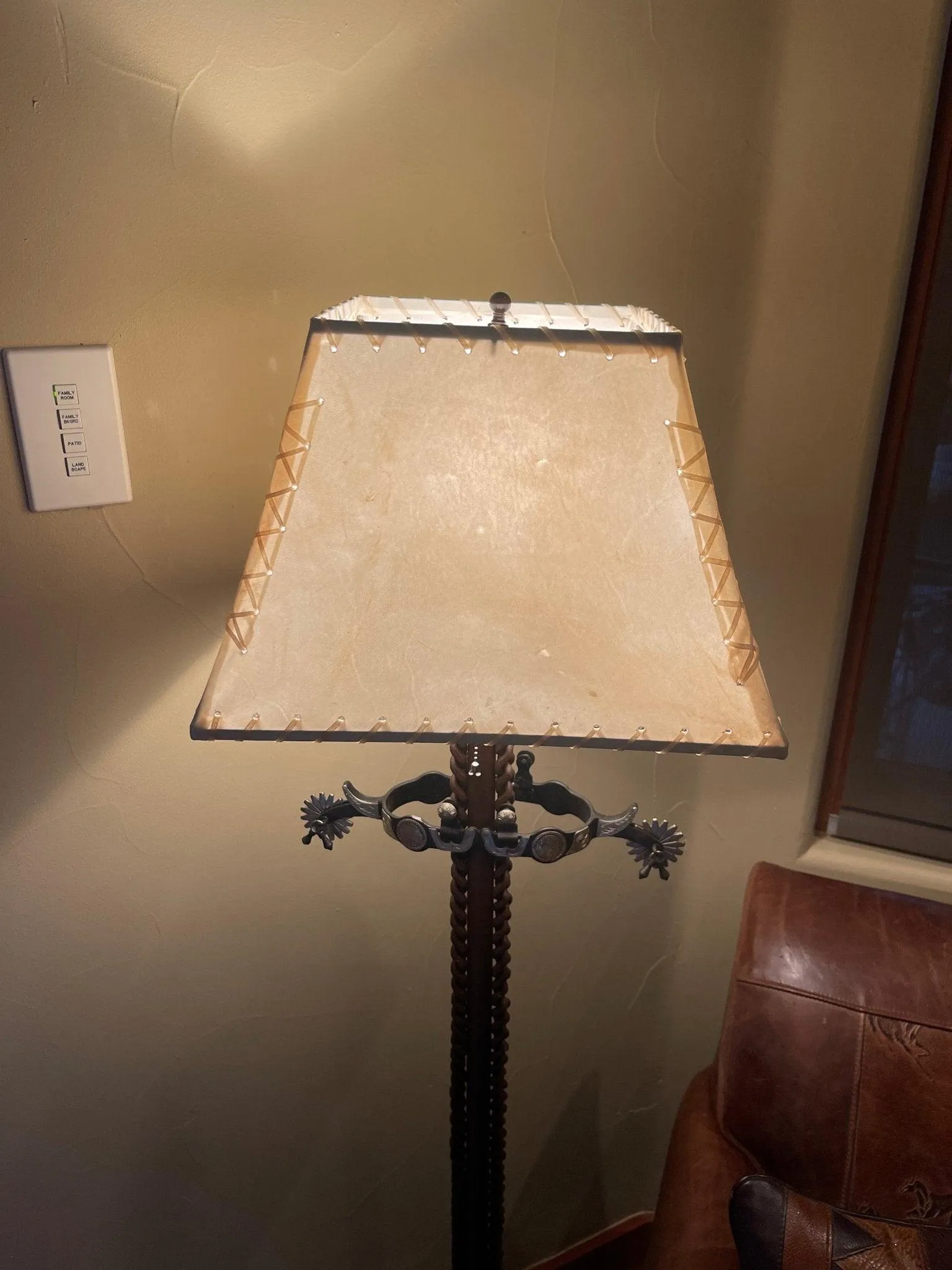 Rectangle Rawhide Lamp Shades