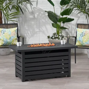 Rectangular Iron Fire Pit - NH318013 patio chairs, outdoor seating