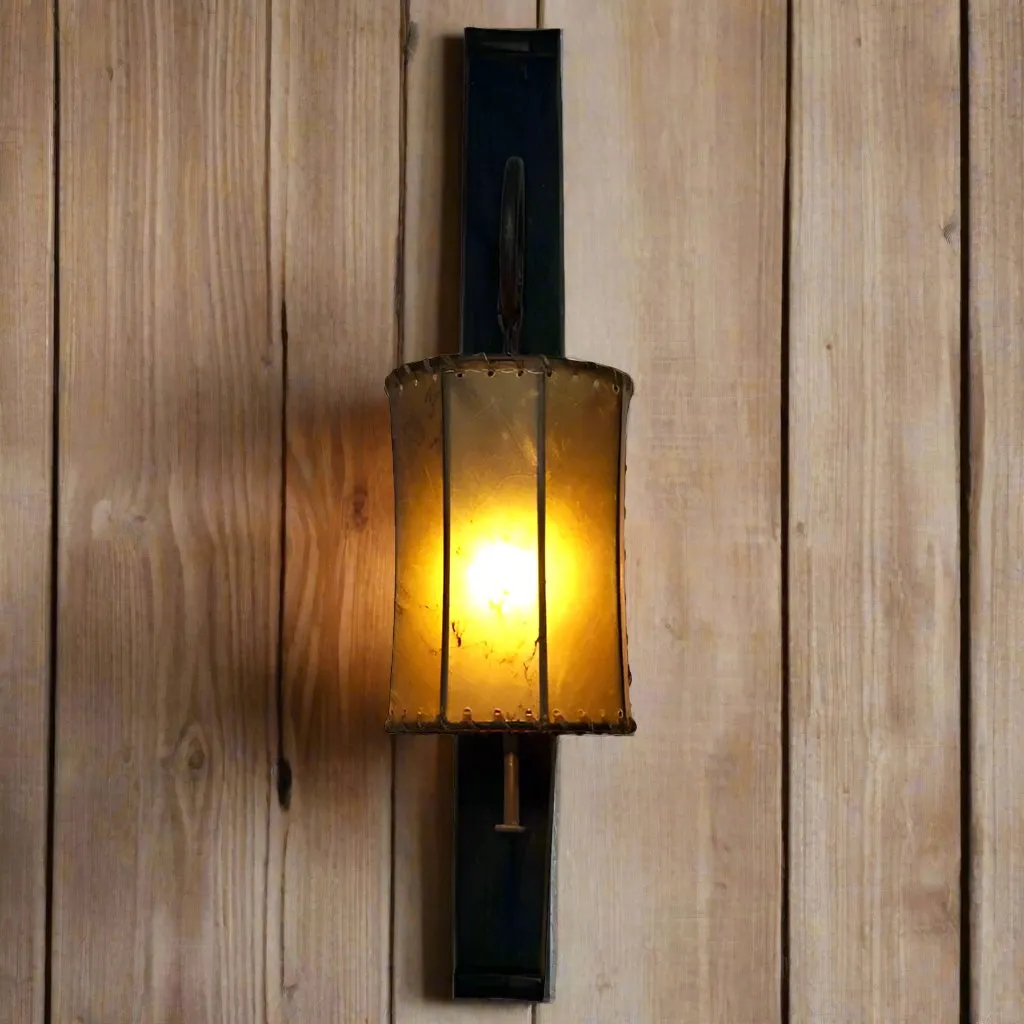 Recycled Tequila Stave Wall Sconce