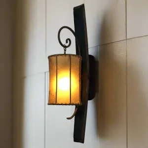 Recycled Tequila Stave Wall Sconce dining table decor, bar servingware