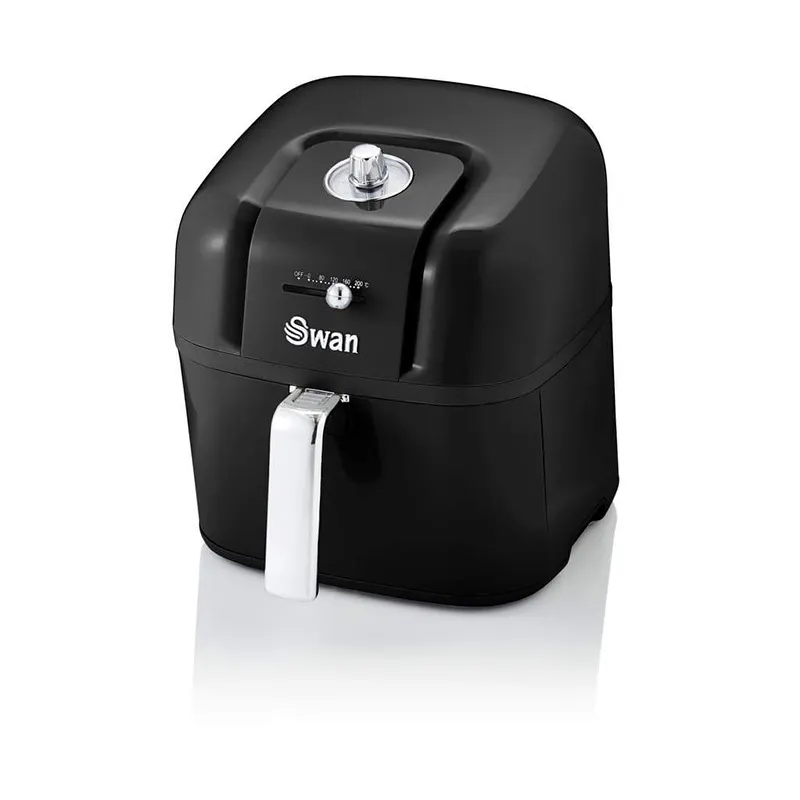 Retro Air Fryer 6L, Black lamp shade, drum shade