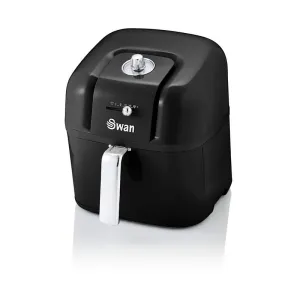 Retro Air Fryer 6L, Black lamp shade, drum shade