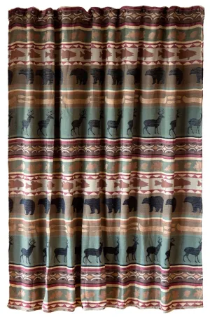 Rocky Heights Wildlife Shower Curtain 3 piece sofa set, living room set