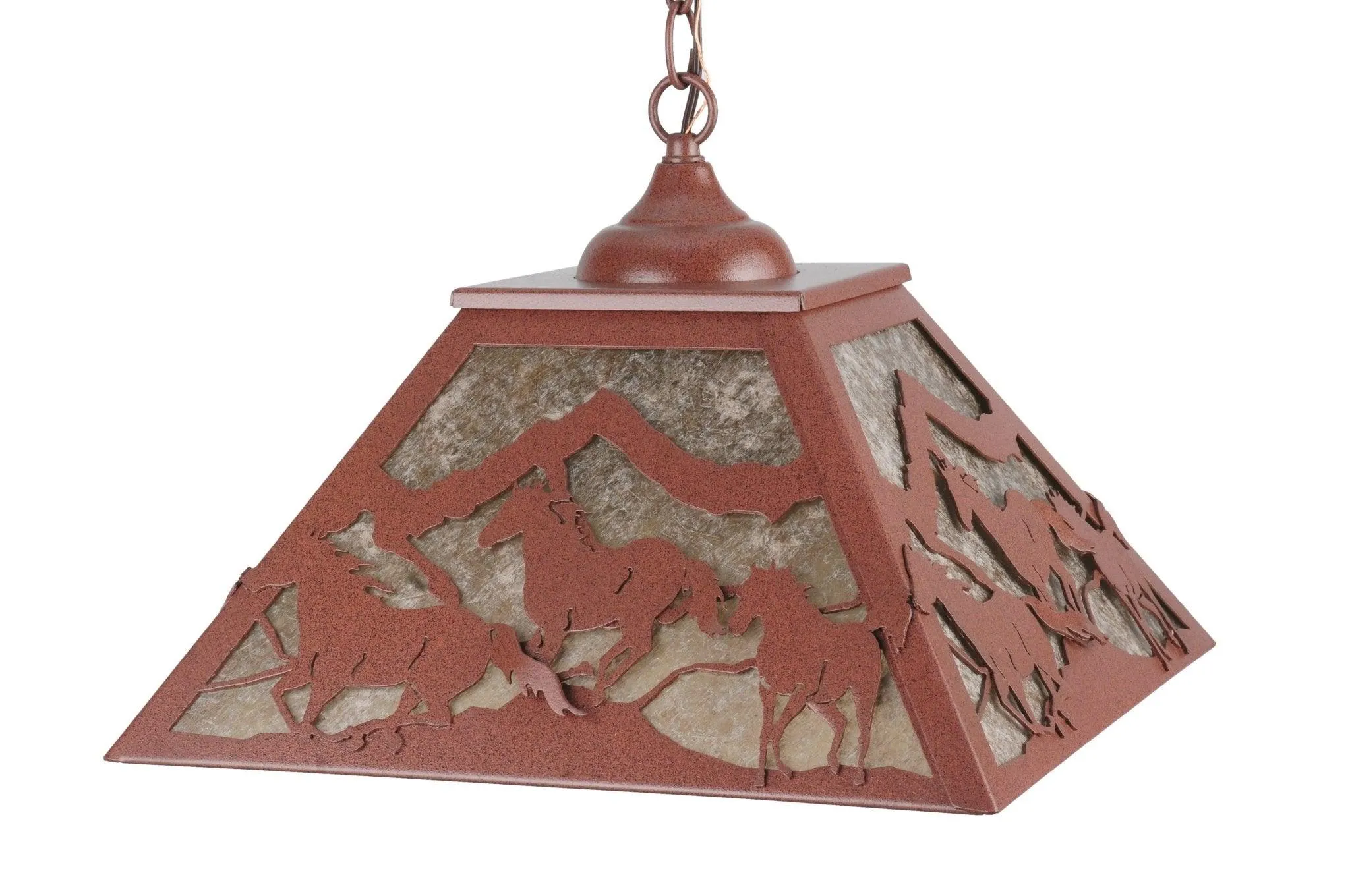 Running Horses Ceiling Pendant Light