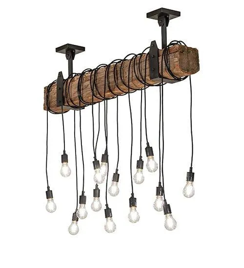 Rustic Beam Pendant Light