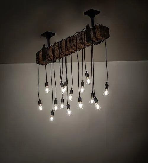Rustic Beam Pendant Light