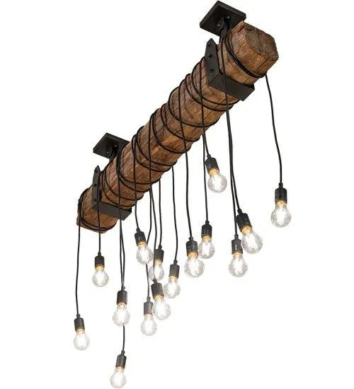 Rustic Beam Pendant Light