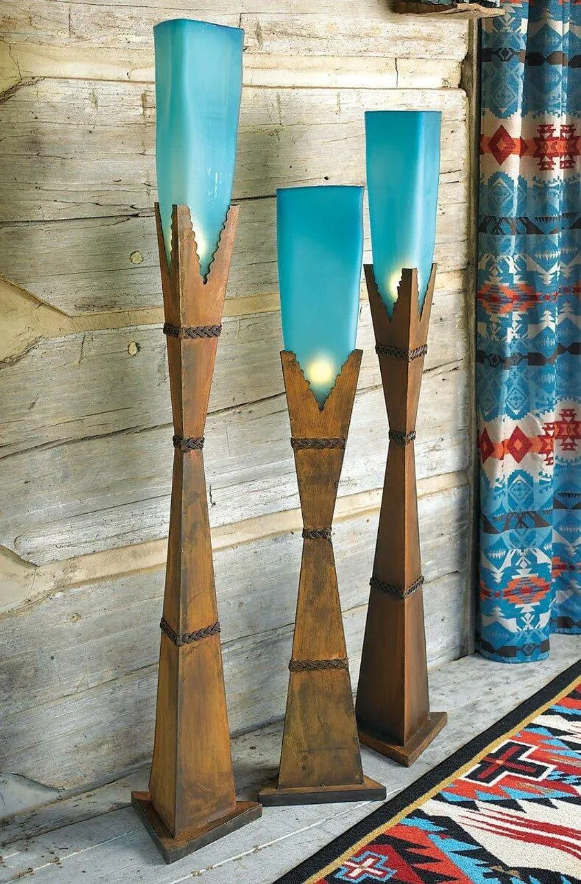 Rustic Dorado Floor Lamps
