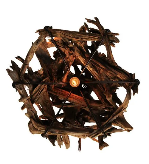 Rustic Driftwood Lodge Chandelier