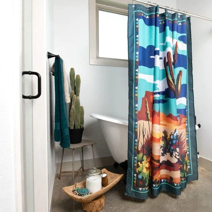 Saguaro Desert Shower Curtain