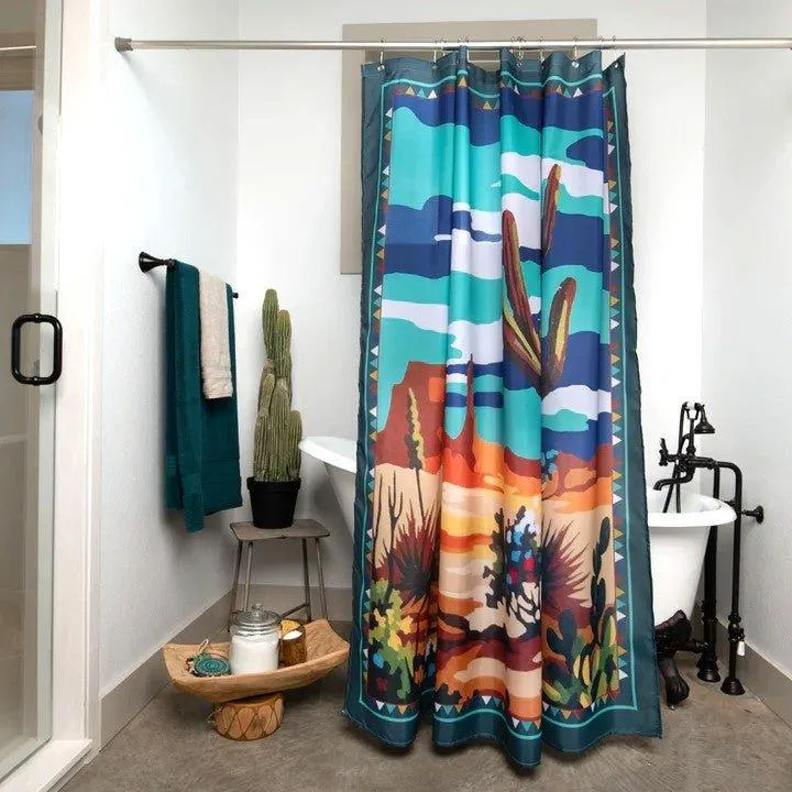 Saguaro Desert Shower Curtain