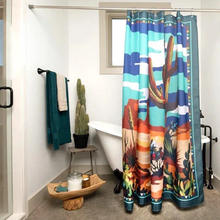 Saguaro Desert Shower Curtain