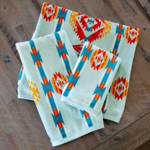 Santa Fe Sky Bathroom Towels bath towels, hand towels