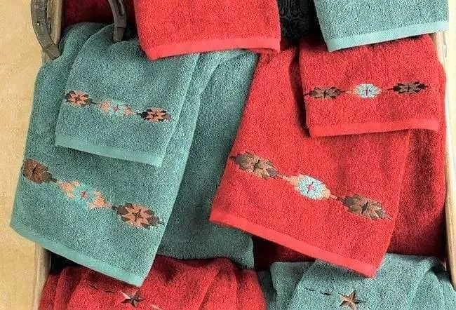 Santa Fe Southwestern Bath Towels
