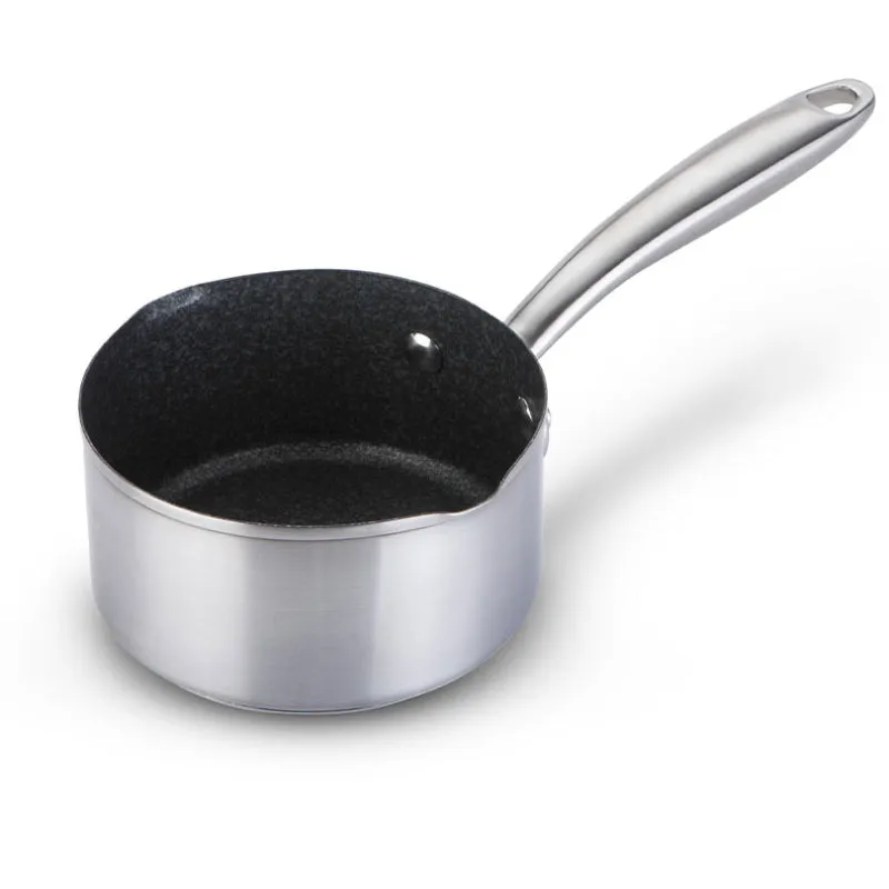 Scratch Guard Stainless Steel Milk pan, 14cm curtain fabric, upholstery textile