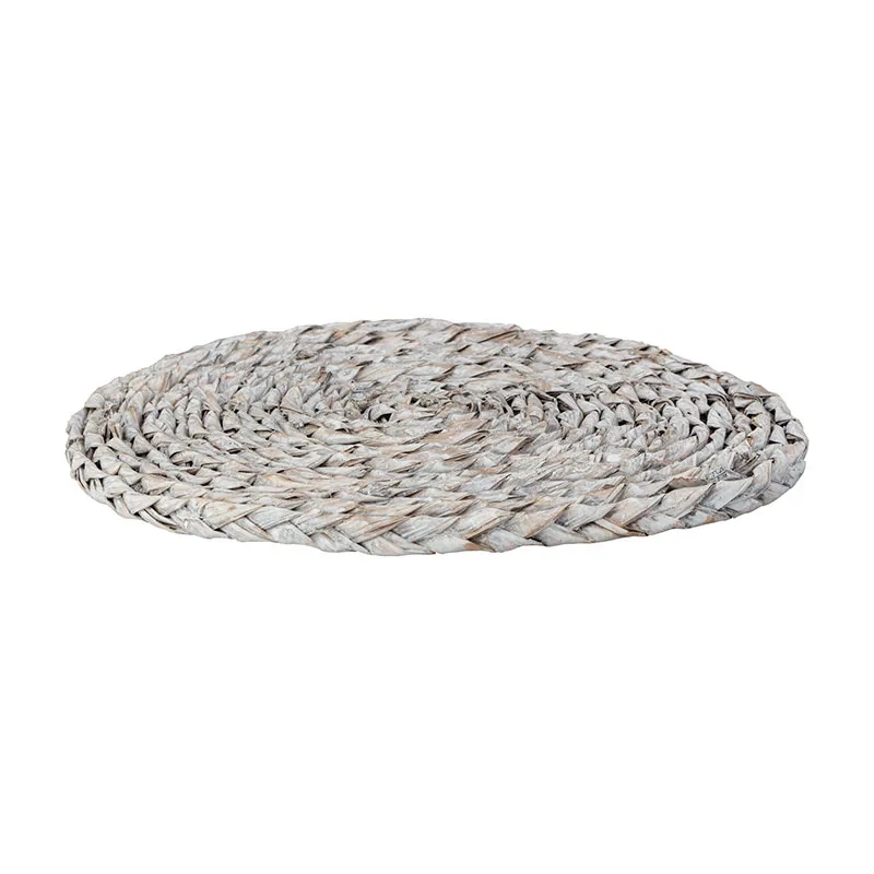 Seagrass Set of 2 Placemats, D32cm, Grey