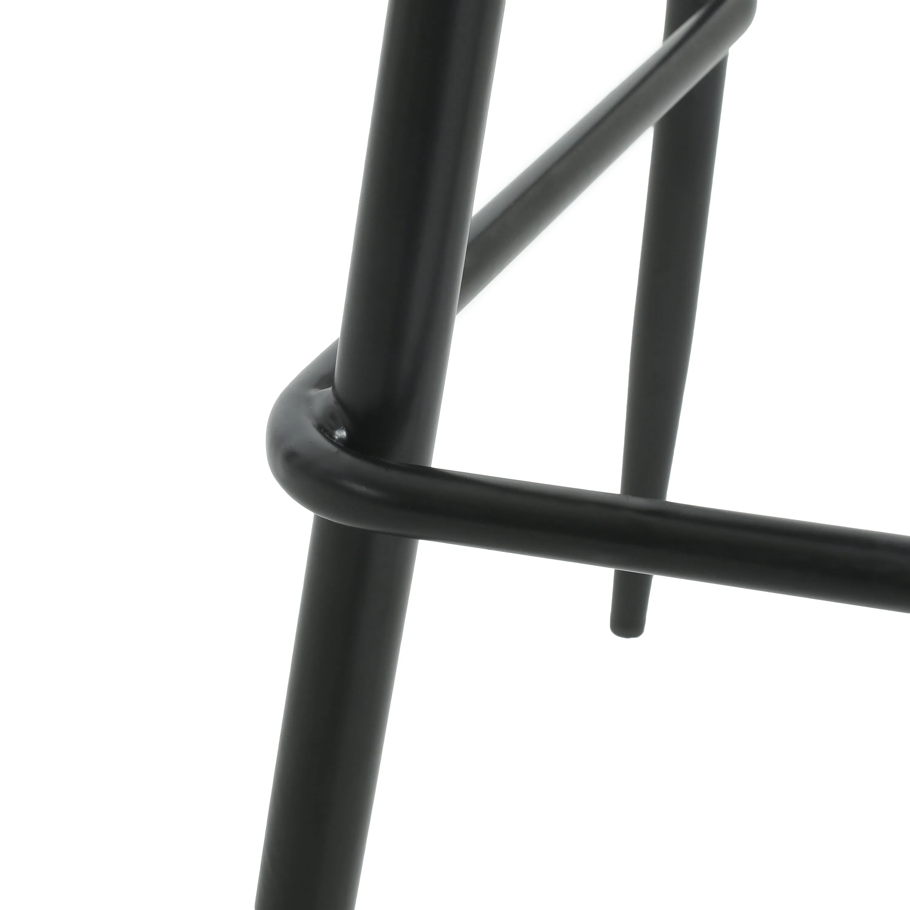 Shinnia Indoor & Outdoor Polypropelene Plastic Gable Barstool, Set of 2