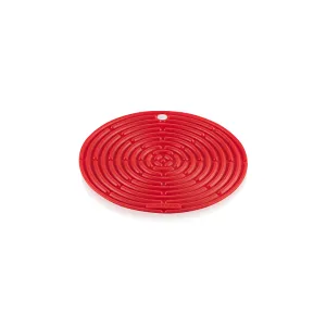 Silicone Round Cool Tool; Cerise round coffee table, wooden coffee table
