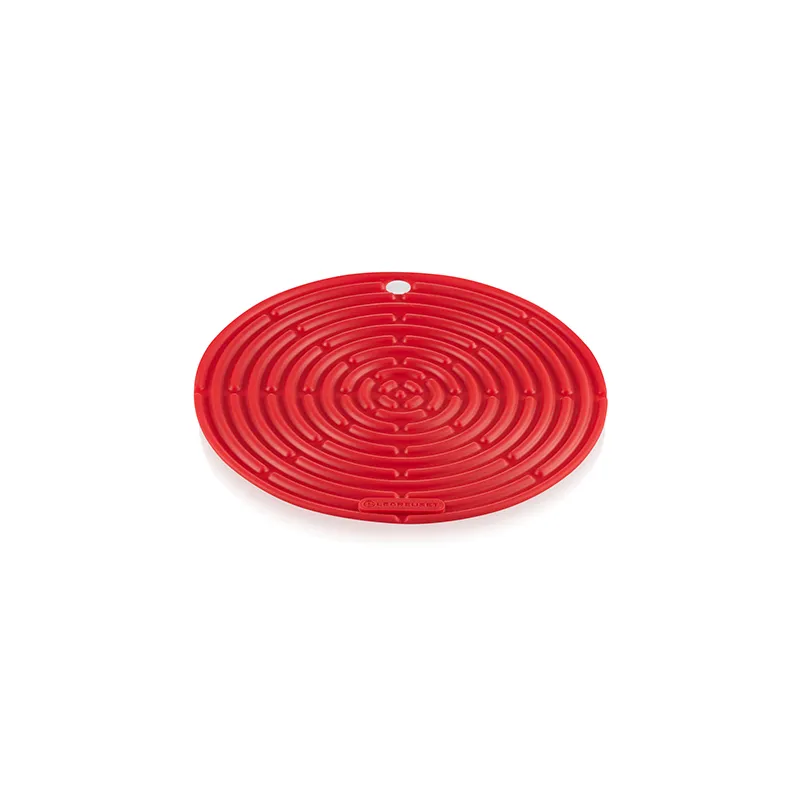 Silicone Round Cool Tool; Cerise round coffee table, wooden coffee table