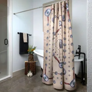 Silver Concho Western Shower Curtain 3 piece sofa set, living room set
