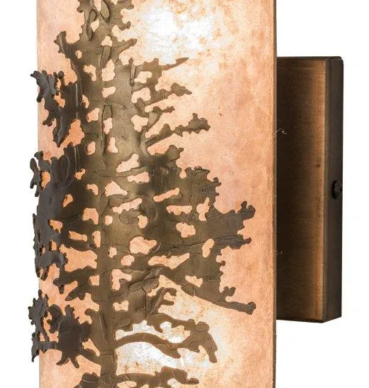Silver Mica Tamarack Wall Sconce