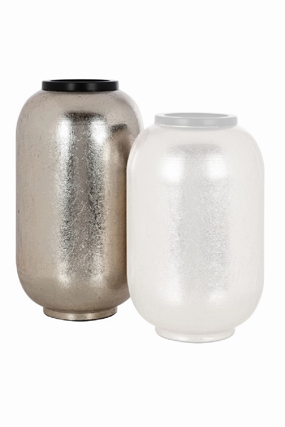 Silver Iron Vase L | OROA Vesna