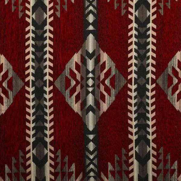 Southwest Sorrel Fabric Shower Curtain