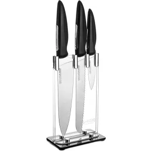Special Buy Knife block, 3 piece set round coffee table, wooden coffee table