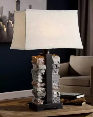 Stacked Stone Table Lamp ceiling light, pendant lamp