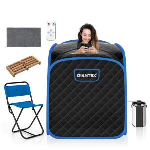 Steam Sauna Portable Therapeutic Sauna 3L Blast-Proof Remote Control folding chair, portable chair